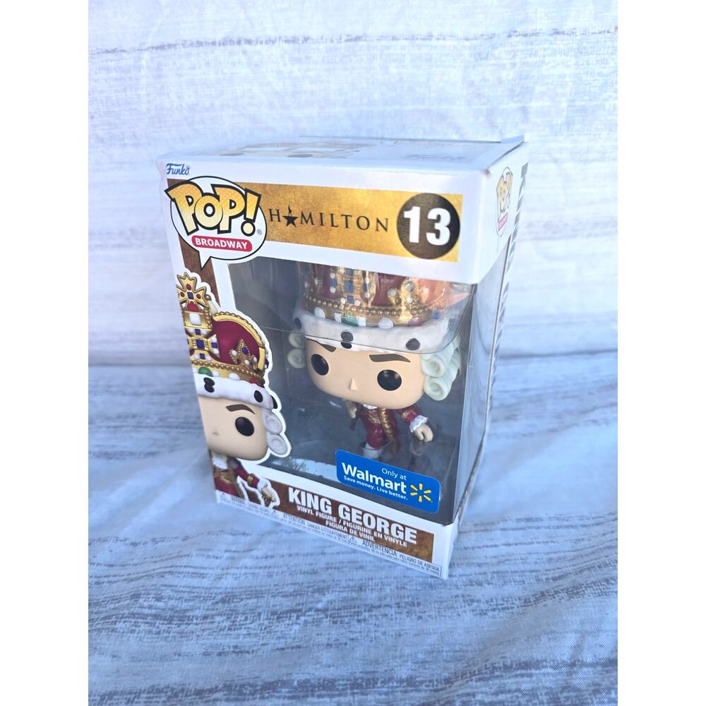 Funko Pop! King George Action Figure - Red, Gold, White